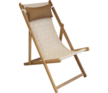 Espreguiçadeira em madeira 